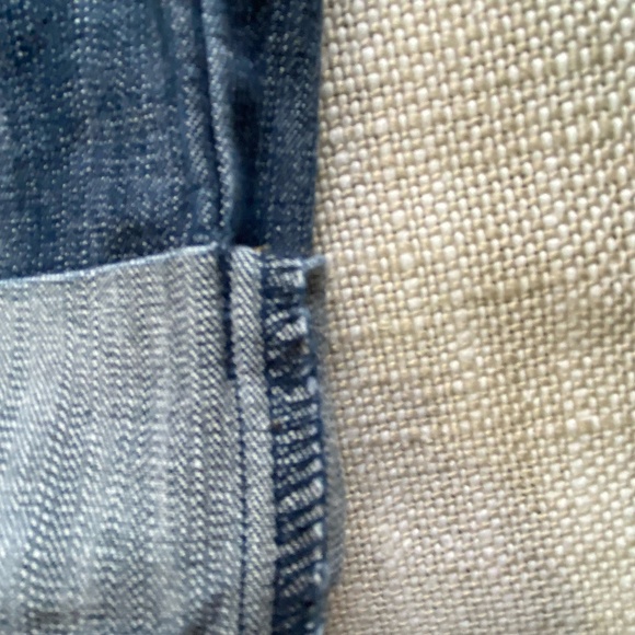 Coldwater Creek Womens Denim Cuffed Casual Vacation Capris-Sz-12 - Picture 8 of 16